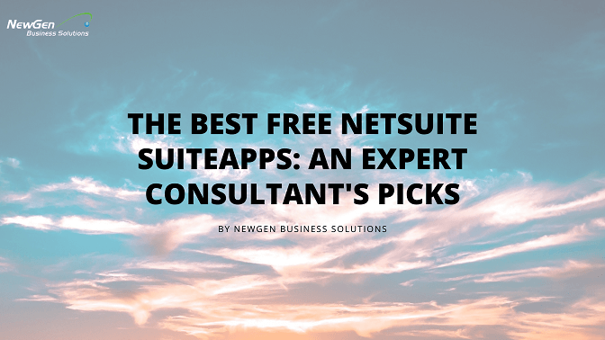 Free NetSuite Suiteapps
