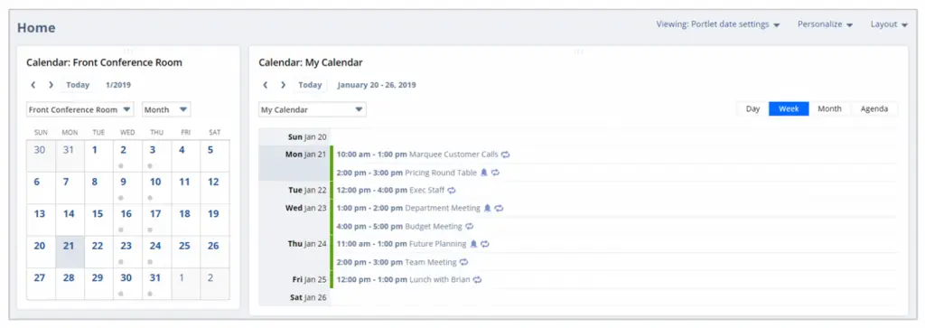 NetSuite Calendar