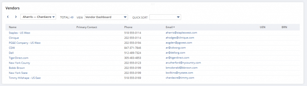 NetSuite Dashboard List Portlet